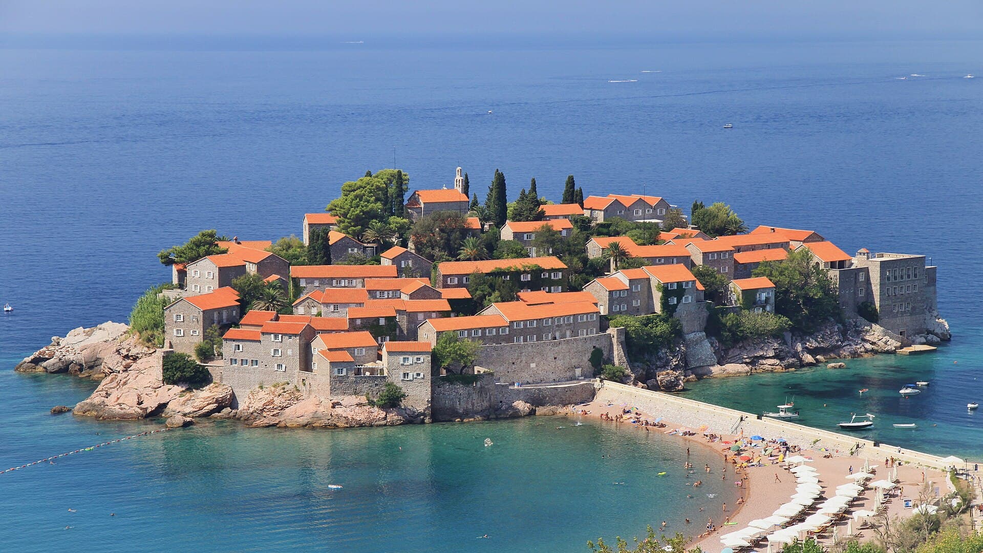 Sveti Stefan island resort, Montenegro
